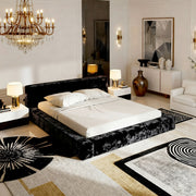 Crushed Velvet Black