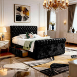 Crushed Velvet Black