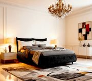 Crushed Velvet Black