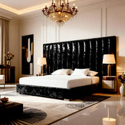 Crushed Velvet Black