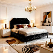 Crushed Velvet Black