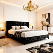 Crushed Velvet Black