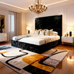 Crushed Velvet Black