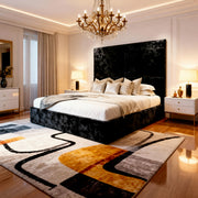 Crushed Velvet Black