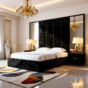 Crushed Velvet Black