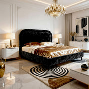 Crushed Velvet Black