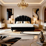 Crushed Velvet Black